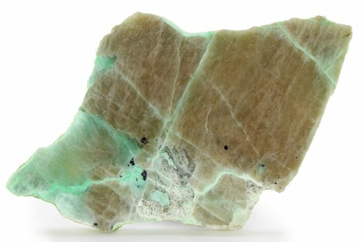 Polished Garnierite Slab - Madagascar #252321